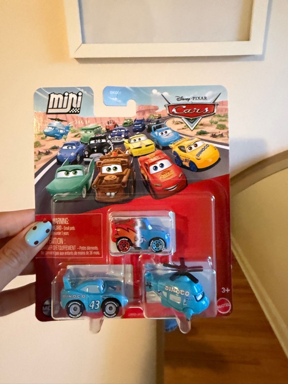 Mattel Disney Cars Dinoco Blue 3-Pack Mini Vehicles